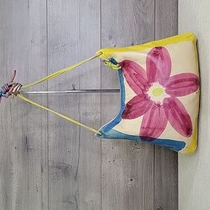 Astore Flower Leather Crossbody Shoulder Bag Purse Handbag